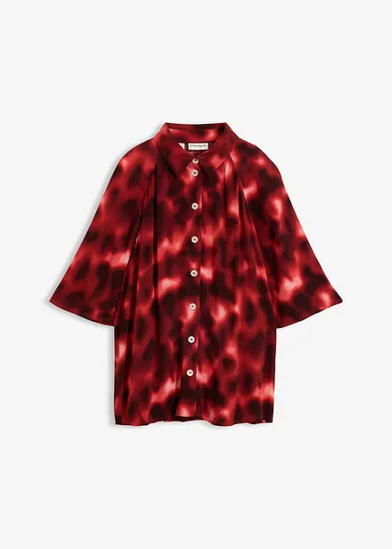 Oversizeblus i viskos med struktur