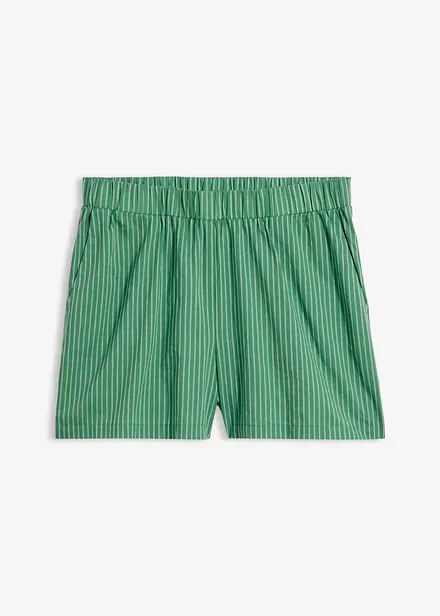 Dra p&aring;-shorts i ekologisk bomull