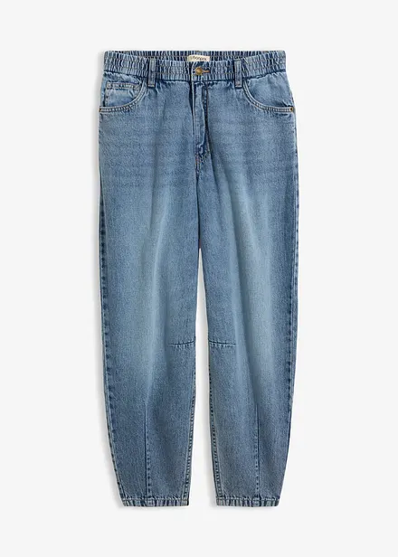 Barrel Jeans High Waist cropped
