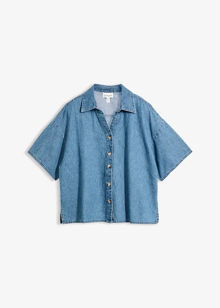 Blustunika i denim av ekologisk bomull