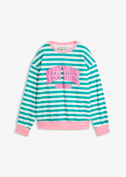 Oversized sweatshirt av ren bomull