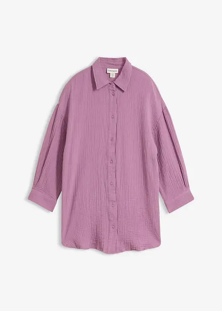 Skjortblus i muslin