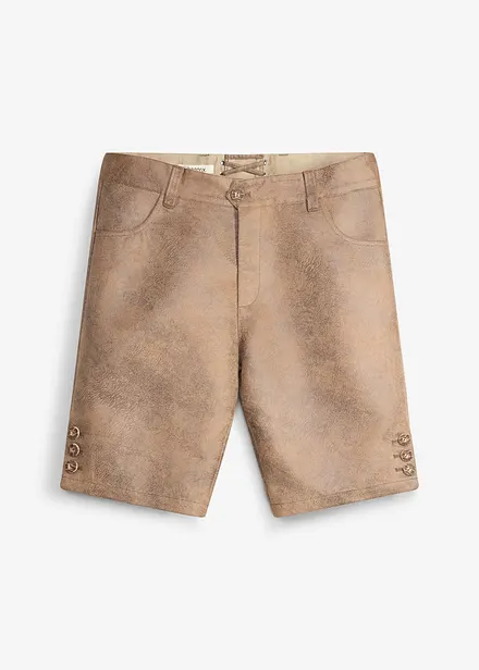 Folkdr&auml;ktsinspirerade shorts i skinnimitation