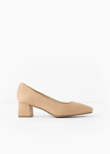Pumps med blockklack