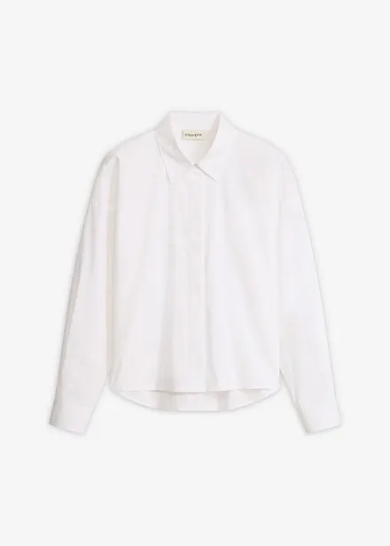 Blus av bomullsmix