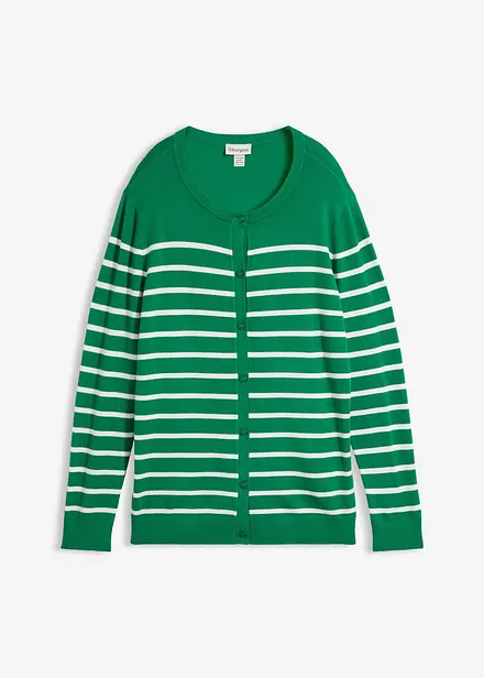 Finstickad cardigan