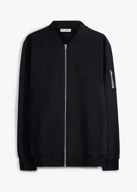 Sweatshirtjacka av ekologisk bomull