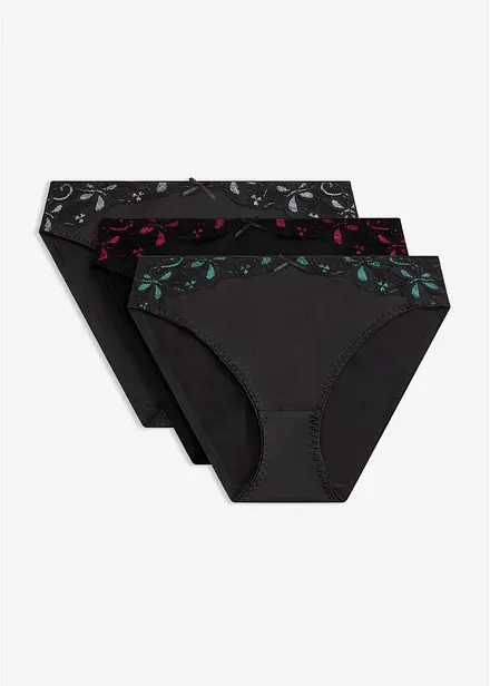 Trosa med spets (3-pack)