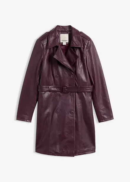 Trenchcoat av lammnappa