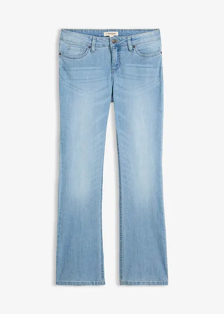 Bootcut Jeans Mid Waist, Comfort Stretch