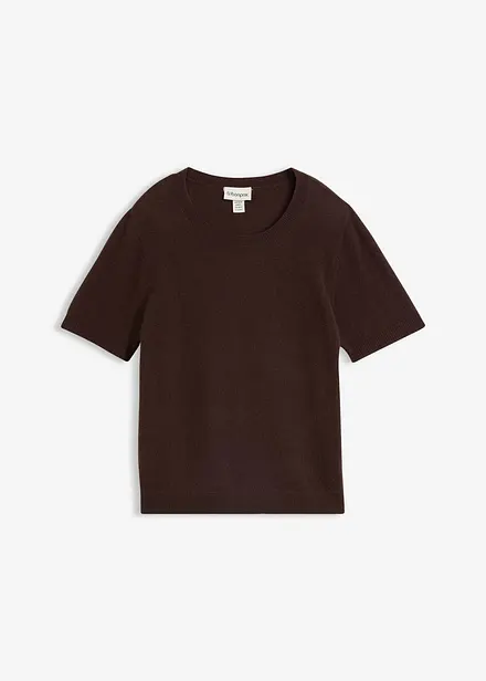 Kort&auml;rmad tr&ouml;ja i kashmir med Good Cashmere Standard&reg;
