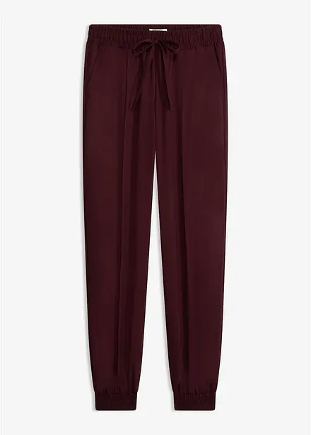 Joggpants i materialmix