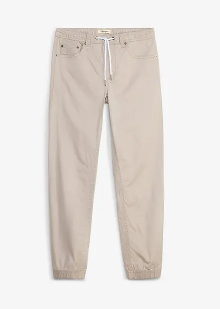 Stretchig dra p&aring;-byxa, normal passform, avsmalnande ben