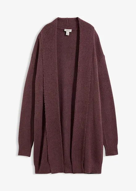 L&aring;ng cardigan med sjalkrage