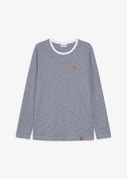 L&aring;ng&auml;rmad T-shirt i ekologisk bomull