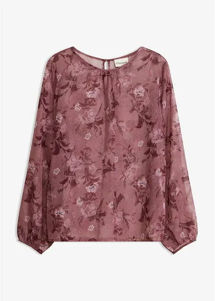 Transparent chiffongtunika