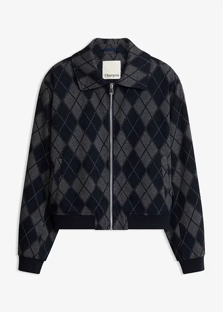 Blusjacka med yllelook