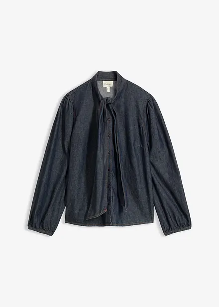 Jeansblus av ekologisk bomull