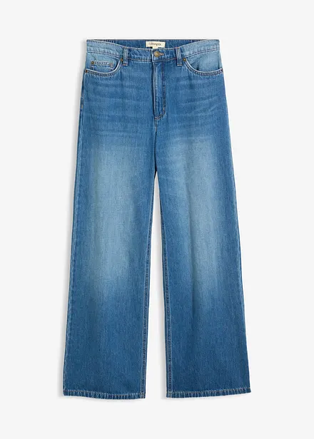Wide Leg-jeans, High Waist