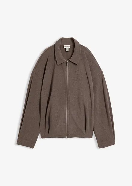 Cardigan med yllelook