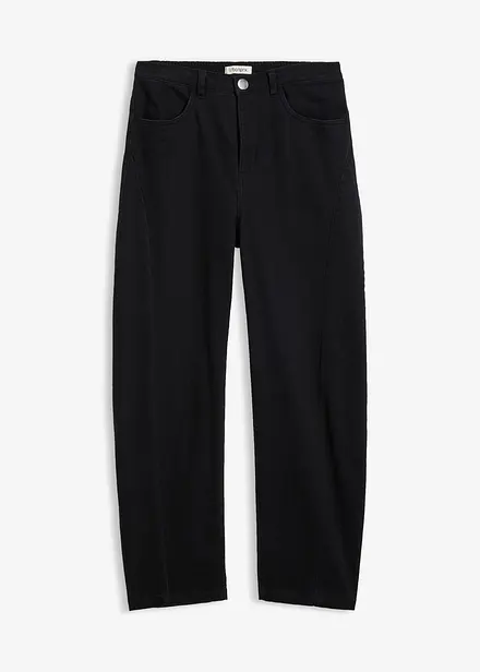 Barrelbyxa i twill av bomullsmix