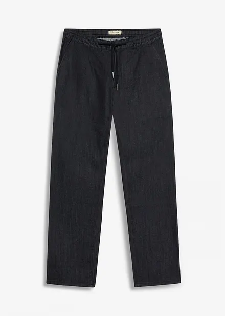 Tunna dra p&aring;-jeans med res&aring;rmidja, Regular Fit, Straight,