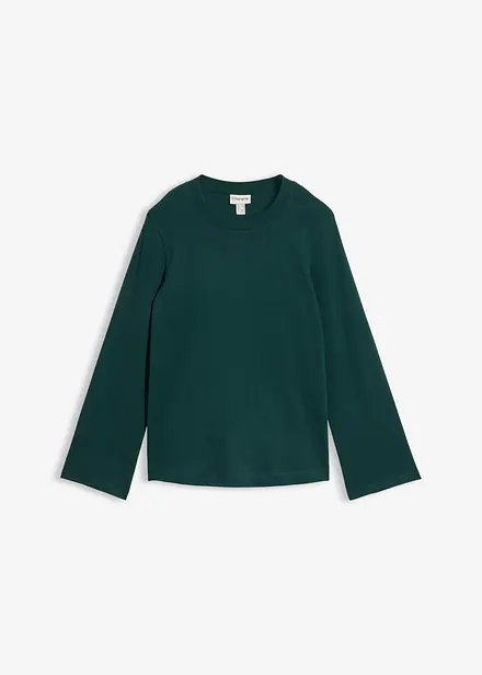 L&aring;ng&auml;rmad T-shirt i ekologisk bomull