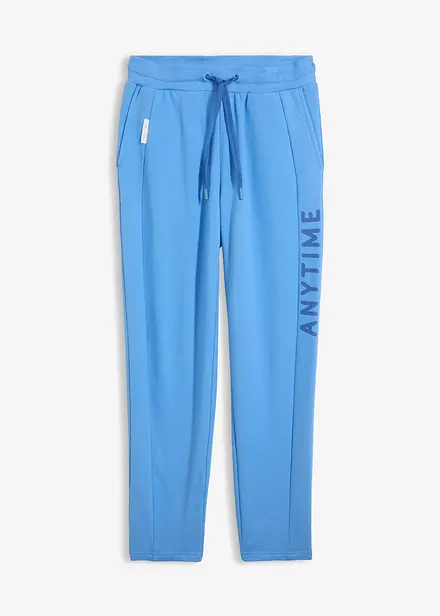 Joggingbyxa av elastisk materialmix med ekologisk bomull