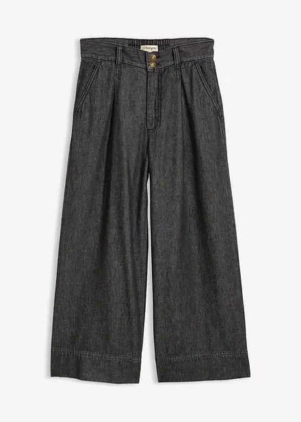 Wide Leg Jeans i kortare modell