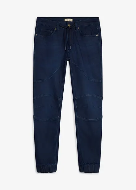 Jeggings med reglerbar midja, Regular Fit, Straight