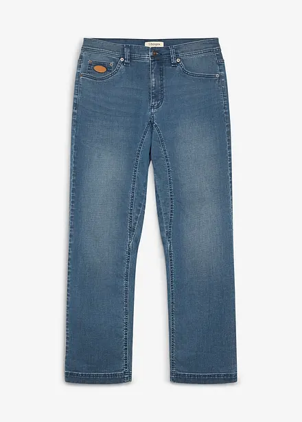 Classic Fit Jeans med f&ouml;rst&auml;rkt gren, Tapered
