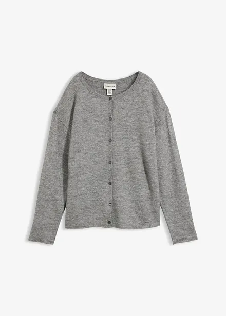 Finstickad cardigan