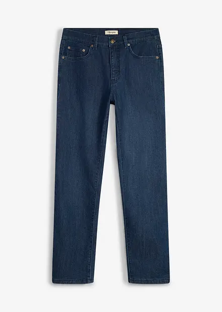 Termojeans med jerseyfoder, Classic Fit, Straight