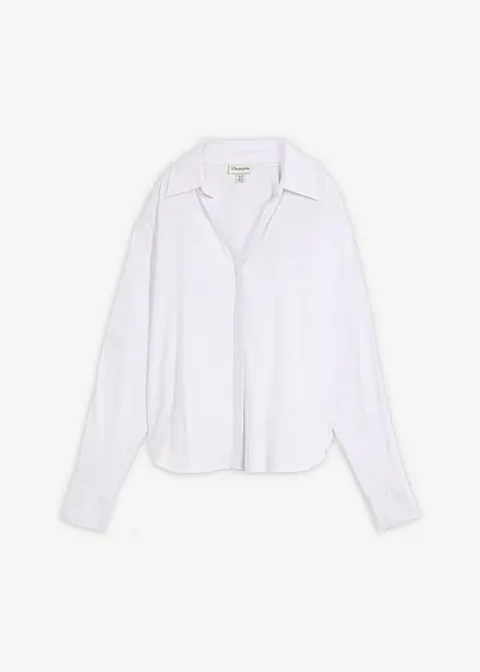 Blus i mjuk viskos
