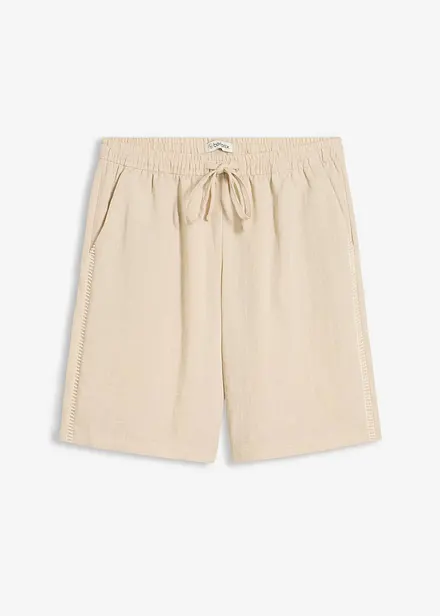 Shorts av viskosmix, med res&aring;rmidja