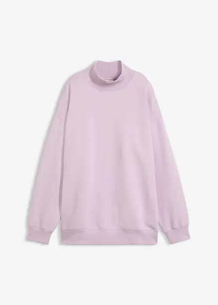 Sweatshirt med polokrage