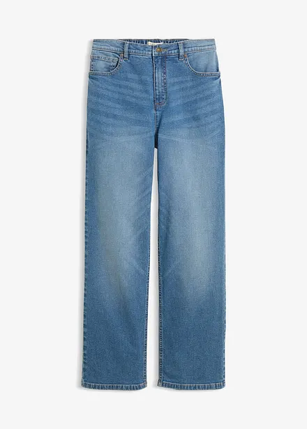 Straight jeans i Loose Fit med High Waist