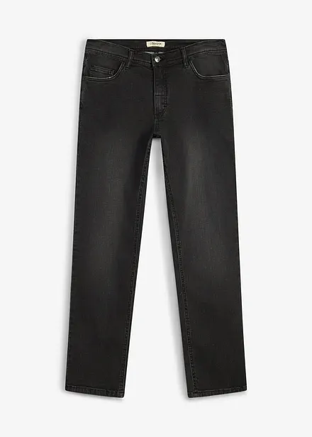 Jeans med bekv&auml;mt snitt, Regular Fit, Straight