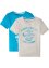T-shirt för pojkar (2-pack), av ekologisk bomull, bpc bonprix collection