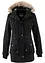 Kort parkas med teddypäls, bpc bonprix collection