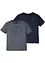 T-shirt med bekvämt snitt (2-pack), bonprix