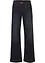Wide Leg Jeans Mid Waist, med bekväm midja, bonprix
