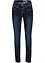 Slim Jeans Mid Waist, kontrastfärgade sömmar, bonprix