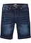 Stretchiga jeansshorts med bekvämt snitt, Regular Fit, bonprix