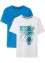 T-shirt för pojkar (2-pack), ekologisk bomull, bpc bonprix collection