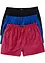 Ledigt skurna jerseyboxershorts (3-pack), bonprix