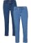 Bekväma stretchiga 7/8-jeans (2-pack), John Baner JEANSWEAR
