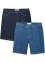 Stretchiga jeansshorts, normal passform (2-pack), John Baner JEANSWEAR