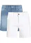 Stretchiga jeansshorts (2-pack), bonprix