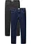 Dra på-termojeans, Regular Fit, Straight (2-pack), bonprix